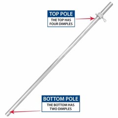 “USA” Advertising Super Flag & Pole Kit fifty 50 stars stripes America US