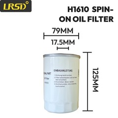 2pcs/Set Air Filter ,Oil Filter for 10HP Screw Air Compressor Replacement Parts