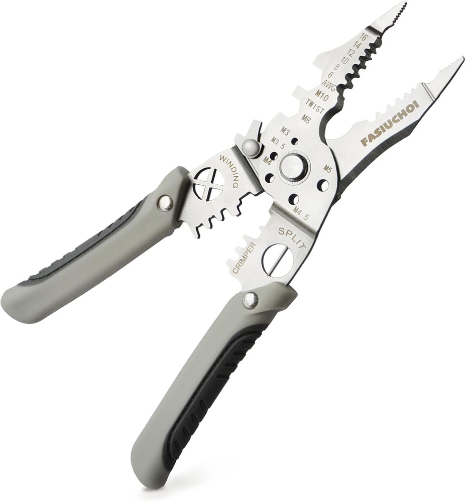 Multi-Function Wire Stripper Tool Electrical,9-In-1 Wire Cutter&Wire Crimping To