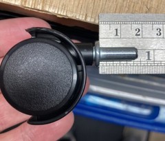 New – 4 Piece Swivel Casters 1.25 Inch Nylon 360 Degree Caster Wheels
