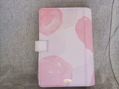 NIB Kikki K Pink Gold Rose Leather Personal Planner Notebook Calendar