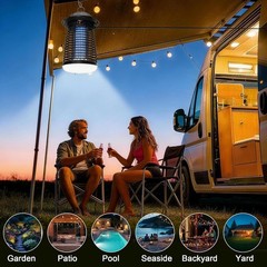 Mosquito Fly Bug Insect Zapper Killer Indoor Outdoor Electronic Light Trap Lamp