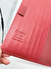 Filofax A5 Calypso Red Leather Organizer Planner -retired Unused