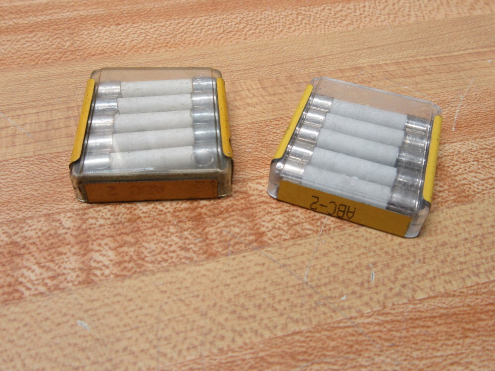 Buss ABC-2 Bussmann Fuse Cross Ref 6F039 White (Pack of 10)