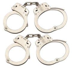 S&W 350103 Model 100 Handcuff Nickel Finish