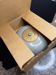 BRAND NEW Vintage Edwards CAT 439-6AW Grey Fire Bell Mint Original Box & Papers