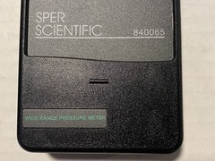 Sper Scientific 840065 Wide Range Pressure Meter New In Case Bx29