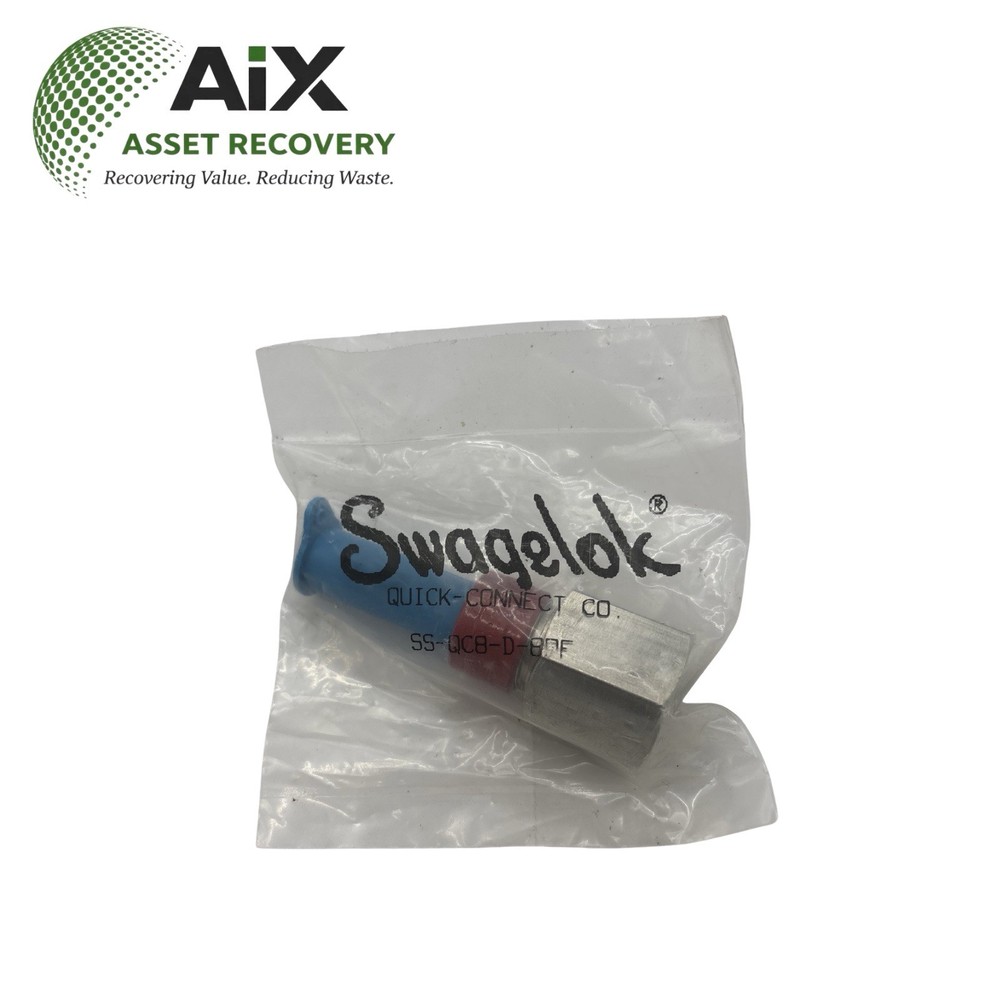 Swagelok SS-QC8-D-8PF Stainless Quick Connect Stem Type With Valve 1/2″ FNPT