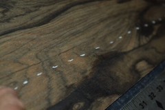 Ziricote Wood Veneer Sheet 7.5 x 45 inches 1/42nd 5944-25