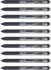 InkJoy Black Gel Pens – 10 Count, 0.7mm Medium Point, Comfort Grip, Fast Dry