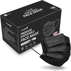 FriCARE Made in USA Disposable Face Masks, 4-Ply ASTM Level 3 Medical Grade, Bre