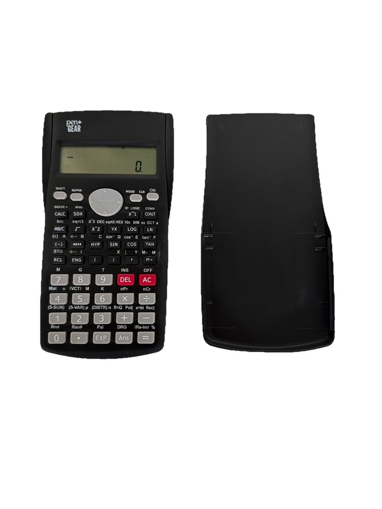 Pen+Gear SS 6613 Non Programmable Scientific Calculator 401 Functions Hard Cover