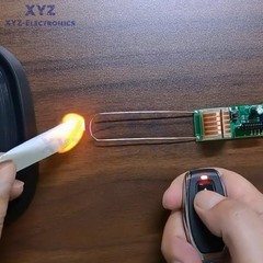 DC 3.7V High Voltage Module 50M Remote Control Arc Igniter Lighter Booster Coil