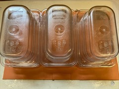 Cambro 92CW Camwear 1/9 Size 2-1/2 Deep Food Pan- (Pack of 4)