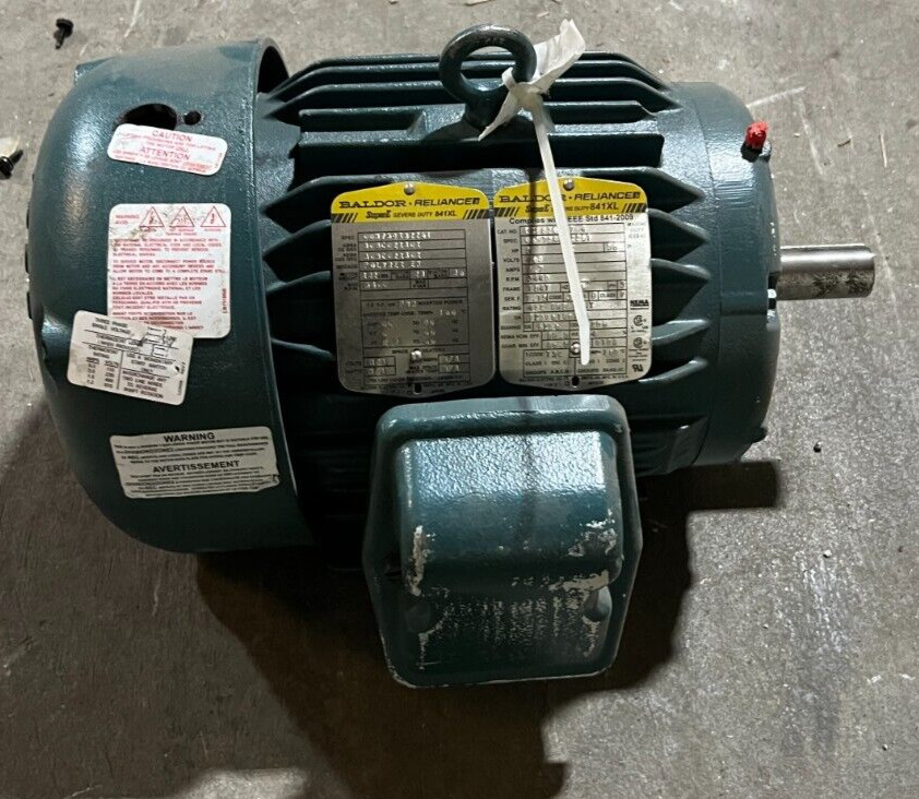 Baldor Reliance SuperE Severe Duty 841XL Marine Duty Motor 5400RPM