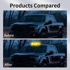 16.5 Inch Roof Top Beacon Emergency Strobe Light 56 LED Magnetic Warning Caution