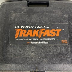 Ramset TF1100 TrakFast Gas Actuated With Battery, Charger And Carrying Case