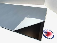 Polycarbonate Plastic Sheet Black 3/16″ x 12″ x 12″ , Lexan panel