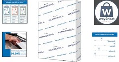 20 lb A4 Copy Paper, 500 Sheets – 92 Bright, Made in USA, Smooth Finish