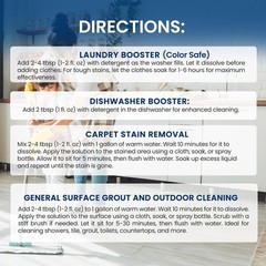 Chlorine-Free Oxygen Bleach – Laundry Stain Remover 9 lbs