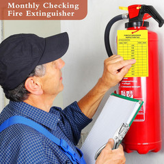 151 Pieces Fire Extinguisher Inspection Tags Set Including 2026-2029 Maintenance