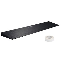 Cuttable Threshold Ramp 1.2″ Rise Rubber Wheelchair Ramp Solid 35.4″ Wide