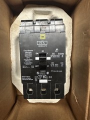 Square D EDB34070 70A 3-Pole 480Y/277V AC Circuit Breaker Trip Indicator