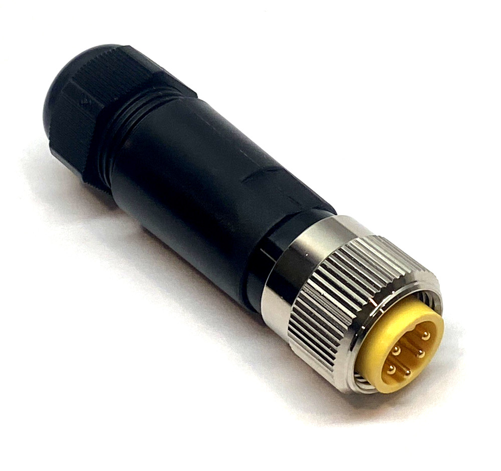 AutomationDirect ZP-S1-5MP-FWX ZIPport 5-Pin Male Field Connector 7/8″-16