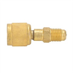 HVAC R32 Reverse Thread 1/4” Female 1/4” Male Adapter For A2L R454B/R32 Tanks 4x