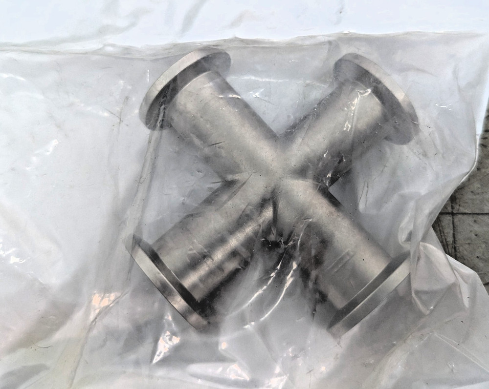 4-Way Vacuum Cross DN16 ISO-KF, Standard Tee, NW16 KF16 MDC- 725000 [OF60]