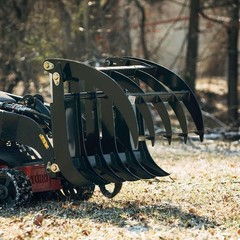Titan 34″ Clamshell Root Grapple Rake Attachment Fits Mini Skid Steer