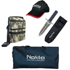 Nokta Double Score (Score 2) SMF Waterproof Metal Detector, Pouch, Digger, MORE