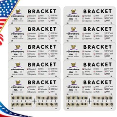10x SANDENT Dental Orthodontics Brackets Brace Standard MBT 0.022″ Hooks 3-4-5