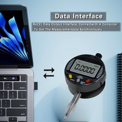 Electronic Digital Dial Gauge,with A Range of 0.5in/12.7mm and A 0.5 in/0.01