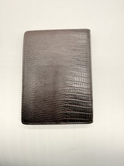 Rare Filofax Slim Pocket Topaz Brown leather Organizer Planner unused retired