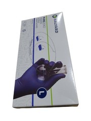 HALYARD Nitrile Exam Gloves, 9.5 Inches Length, 5 Mil, Blue Size L Case of 1000