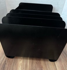 Vintage Steelmaster Vertical & Horizontal File Organizer Black Metal Office