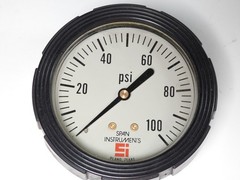 Span Instruments 1511154 LFS220-100-PSI-G 2-1/2″ Pressure Gauge 0-100PSI Bott…