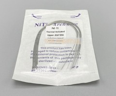 Dental Ortho Arch Wire Thermal Activated Niti Round Rectangular Natural Form