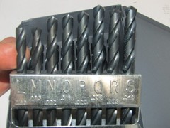 Huot (A to Z) Letter Drill Index Set In Metal Case USA Drill Bits 26 pc.
