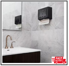 Wall Mount Black Paper Towel Tri-Fold Towel Dispenser