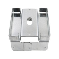 10 packs Adjustable Post Base ABA66Z ZMAX kit for Porch Railings, Mailbox Posts