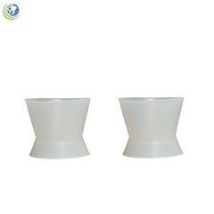 2X DENTAL LAB FLEXIBLE SILICONE DAPPEN DISH MIXING BOWL CUP 30ml