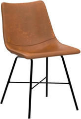 POLY & BARK Paxton Leather Dining Chairs – Set of 2 Modern Dining Room Chairs wi