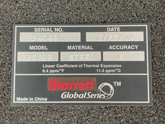 Starrett RS81B Global Series Gage Block Set Steel .05″-4″ (81 PCS) Complete Set