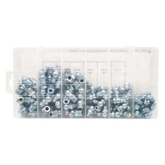 US110Pc Hydraulic Grease Assortment Lube Lubrication Assorted Zerk Straight90/45