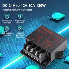 24V to 12V 10A 120W Converter Step Down Voltage Reducer DC to DC Buck Converter