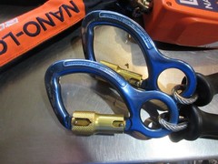 3M DBI/SALA 3500229 Nano-Lok Edge Twin Leg 8 Foot Self Retracting Lifeline used