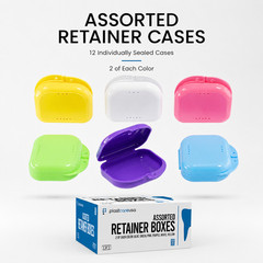 Dental Retainer Case Storage Mouth Guard Box Containers for Invisalign Teeth