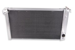 3 Row Aluminum Radiator 1973-1976 Corvette Stingray C3 5.7L 7.4L V8 Polished